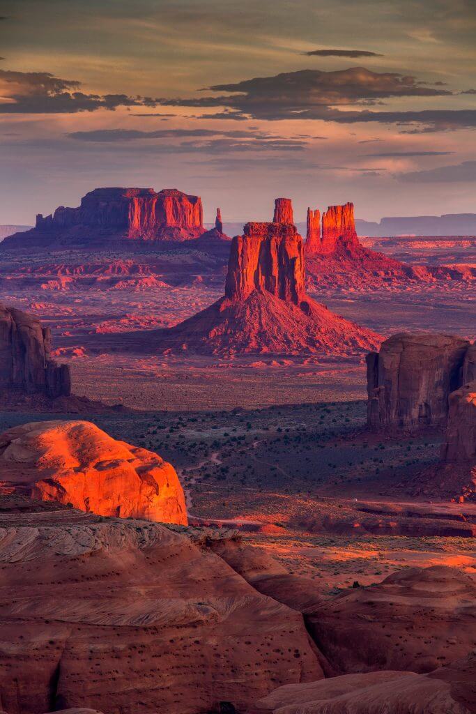 Domestic travel trip to Monument Valley